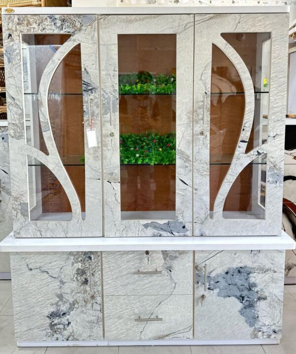 PVC Waterproof Wall Cabinet – Gold Edition