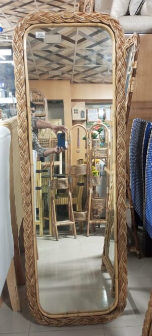 Cane DRW Floor Miror RND